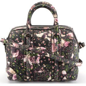 Givenchy Lucrezia Mini Duffle Bag in Floral-Printed Calfskin Leather